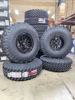 New Set 33" Nitto Sxs Tires with MetalFX Beadlock Slayer Wheels for Canam X3
