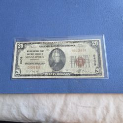Collectible Coin &Currency Twenty Dollar Bill 