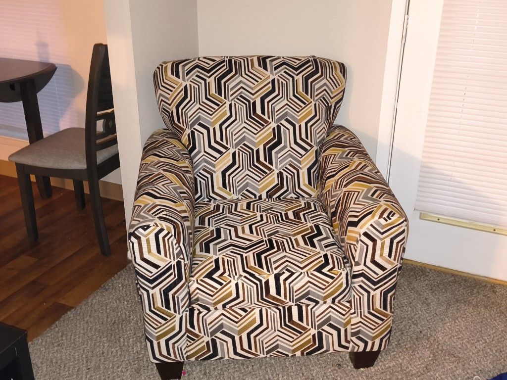 Couch/Accent Chair And Ottoman 