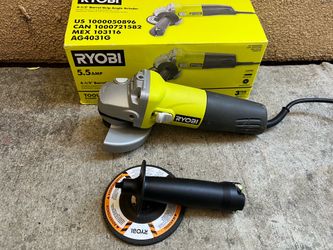 RYOBI 5.5 Amp Corded 4-1/2 in. Angle Grinder
