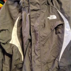 North Face Jackie Green White Stripe