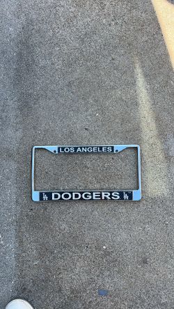 Dodgers license plate holder