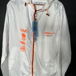 off white jacket thin size L 