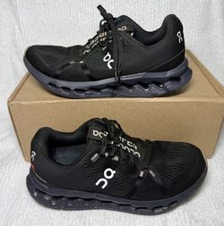 On Cloudsurfer Women’s 8 All Black Running Shoes CloudTec 3WD10440485