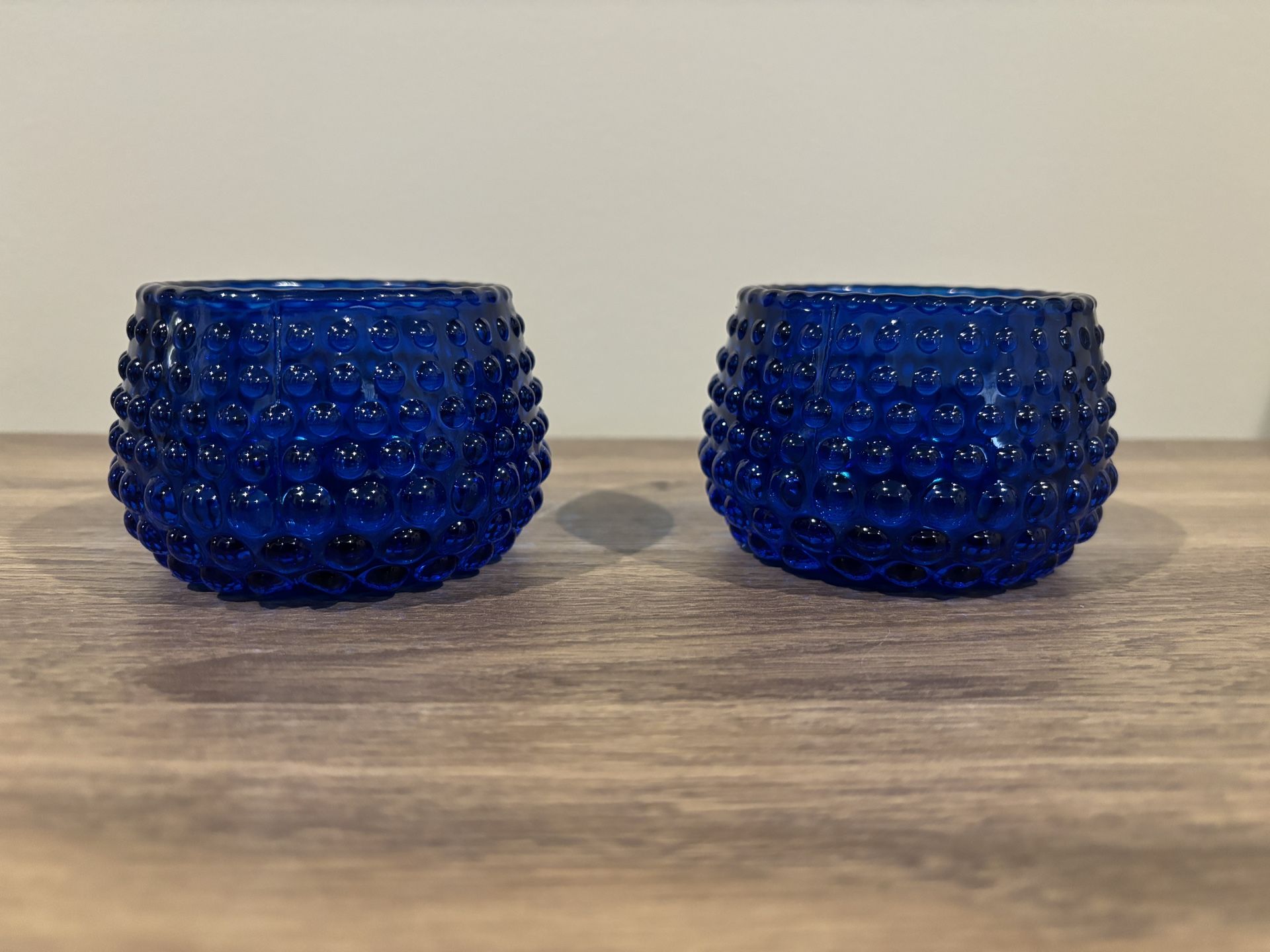 Glass Candle Holders (6)