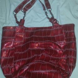 Red Tote Bag 