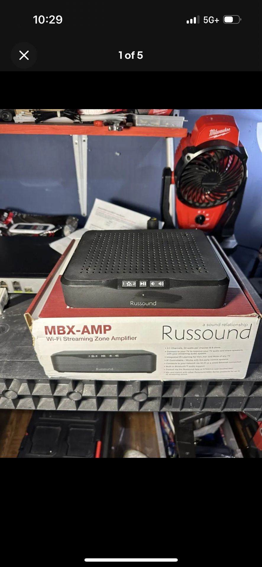 Open-Box - Russound MBX-AMP Wi-Fi Streaming Zone Amplifier
