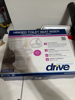Drive Hinged Toilet Seat Riser 3.5"
