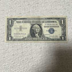 One Dollar Silver Certificate