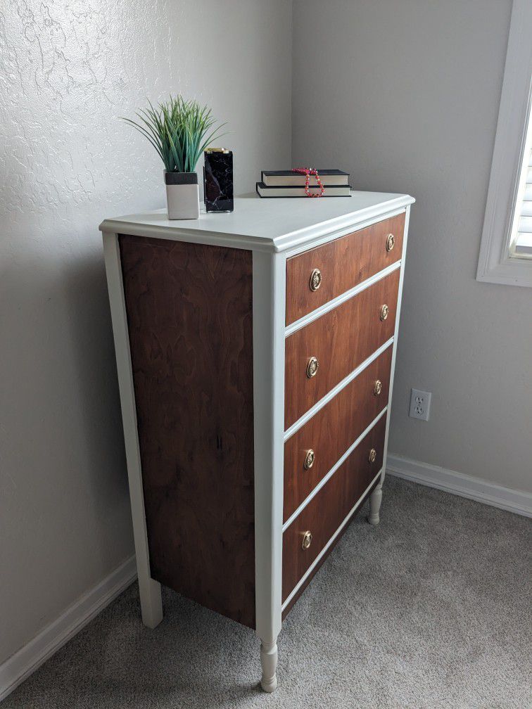 Solid Wood Vintage Dresser