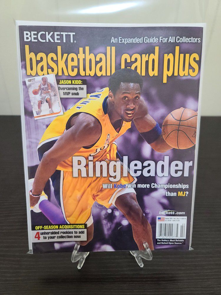 Kobe Bryant Lakers NBA basketball Beckett magazine 
