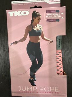 TKO Adjustable Lightweight Jump Rope