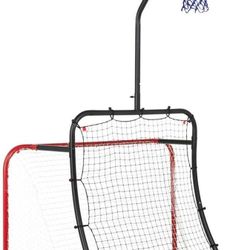 Hearthsong 3 In 1 kids Basketball & Soccer Set