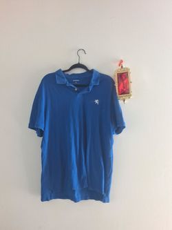 Express Men's Blue Polo Shirt