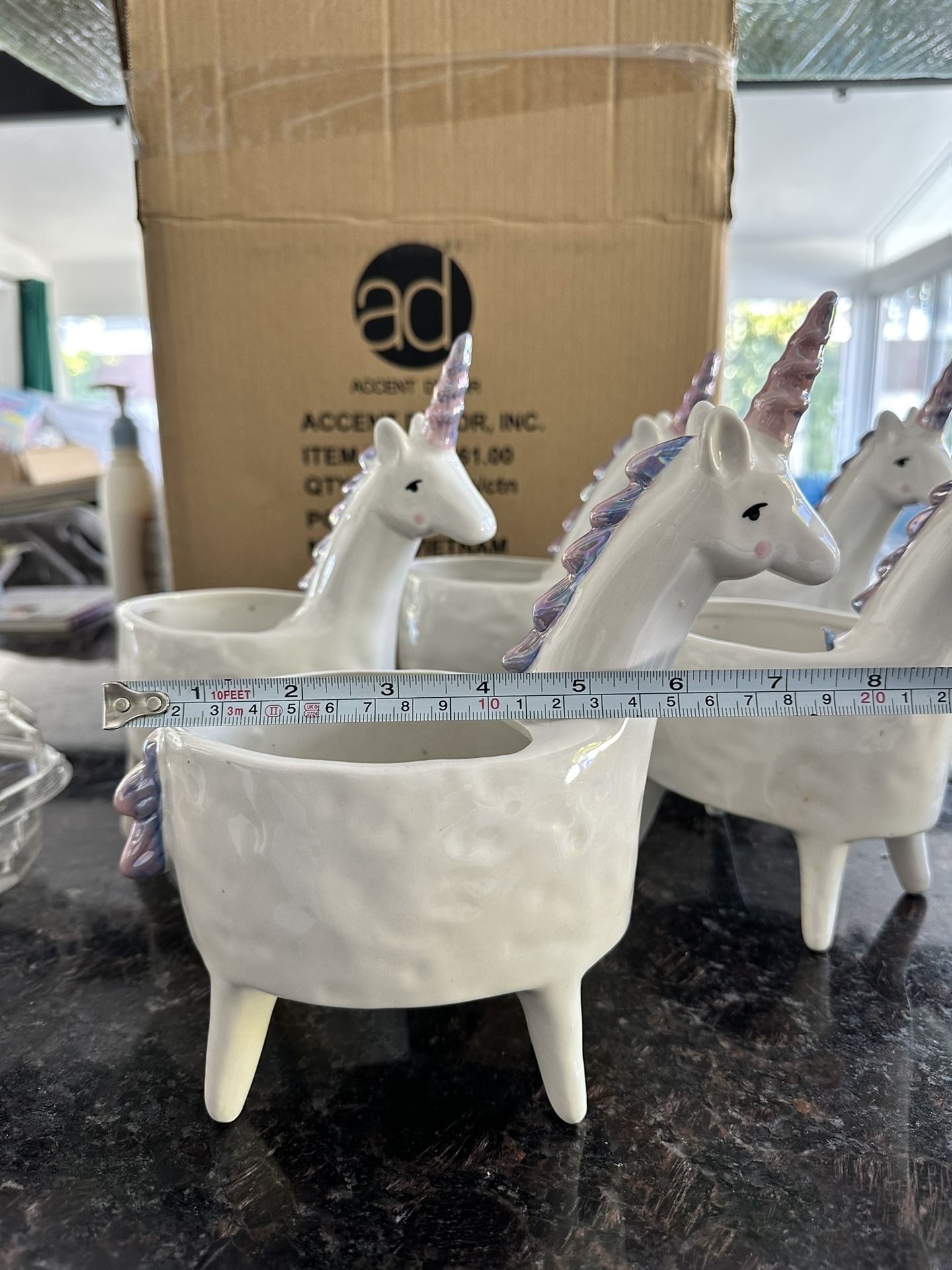 Unicorn Princess Flower Vases