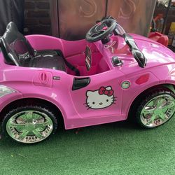 Hello kitty power car
