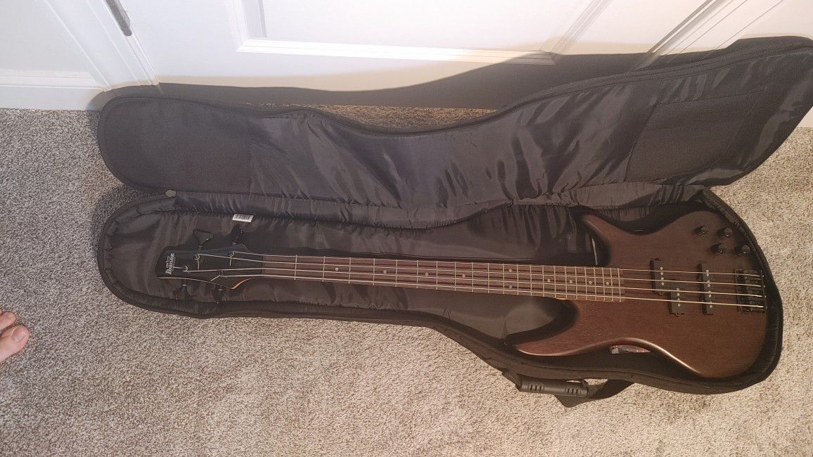 Ibanez Bass Guitar and Amp