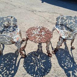 Minibanquitos metal solido