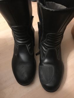 Tour master Waterproof road boots men Size 8