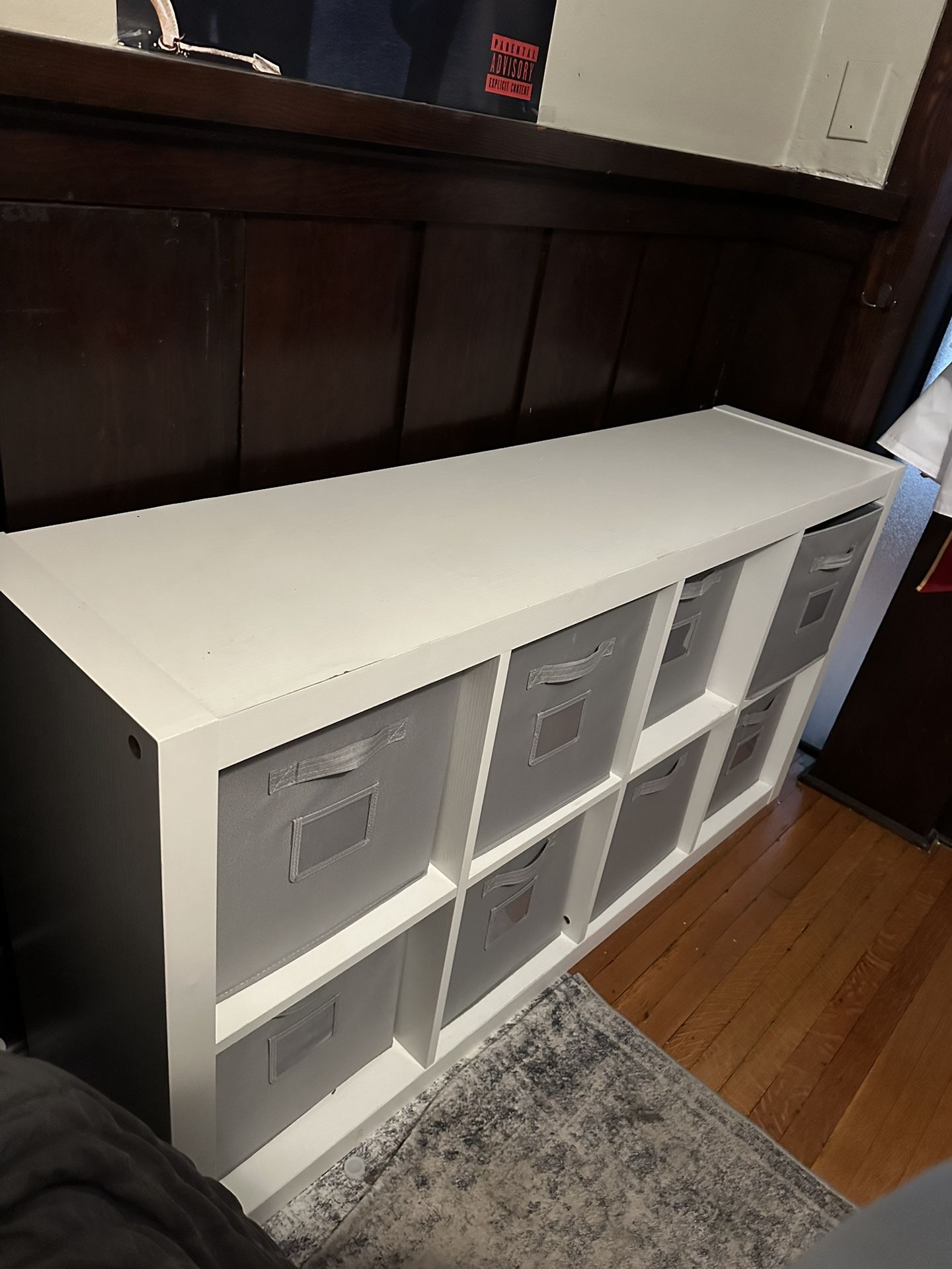 White Shelf Organizer