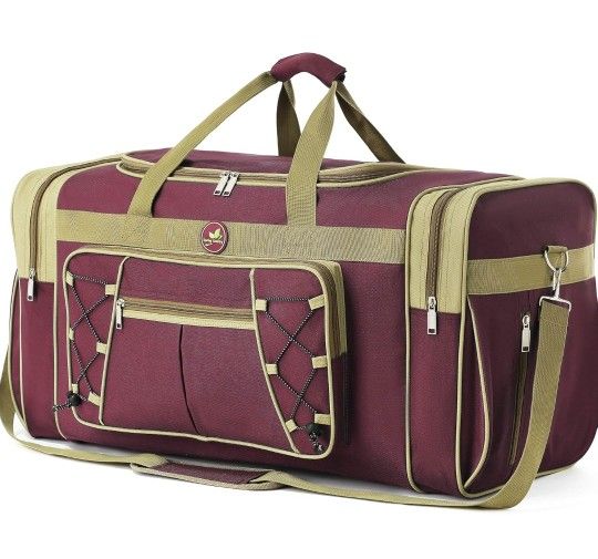 Travel Duffle Bags for Men Weekender Over Night Carry On Bag Lightweight Extra