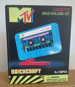 Brickcraft x MTV Cassette Brick Building Set (96 Pcs) - New / Sealed