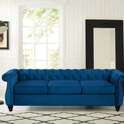 Lightly Used Velvet Sleeper Couch 