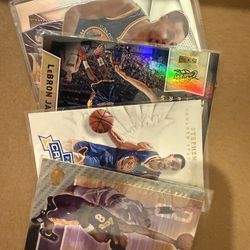 Steph, Kobe and Lebron Sports Cards