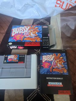Bubsy SNES CIB
