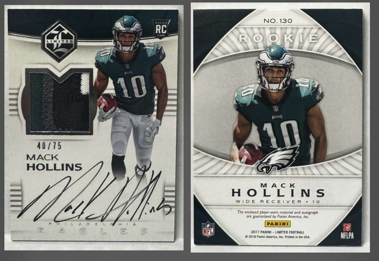 2017 Panini Limited - Mack Hollins - Rookie - 40/75