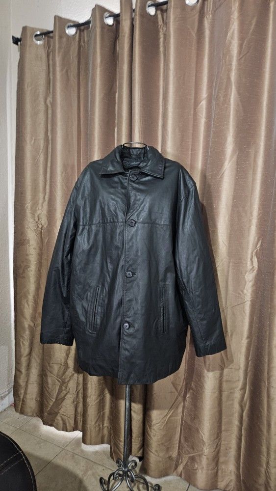 Leather Jacket For Men Size Mediano 