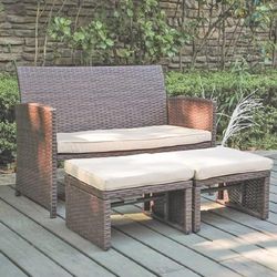 3pc Patio Outdoor furniture Set New