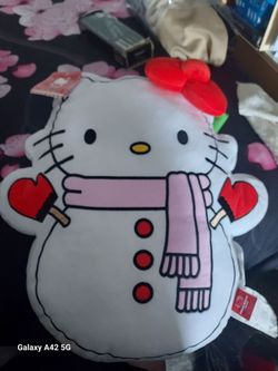 Hello Kitty Christmas pillow