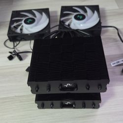 DeepCool GAMMAXX AG620 Dual-Tower CPU Cooler, 2x 120mm Fan, Six Copper Heat Pipes, Intel Support