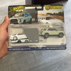 Hotwheels 89 Supra And ‘18 Toyota 4runner