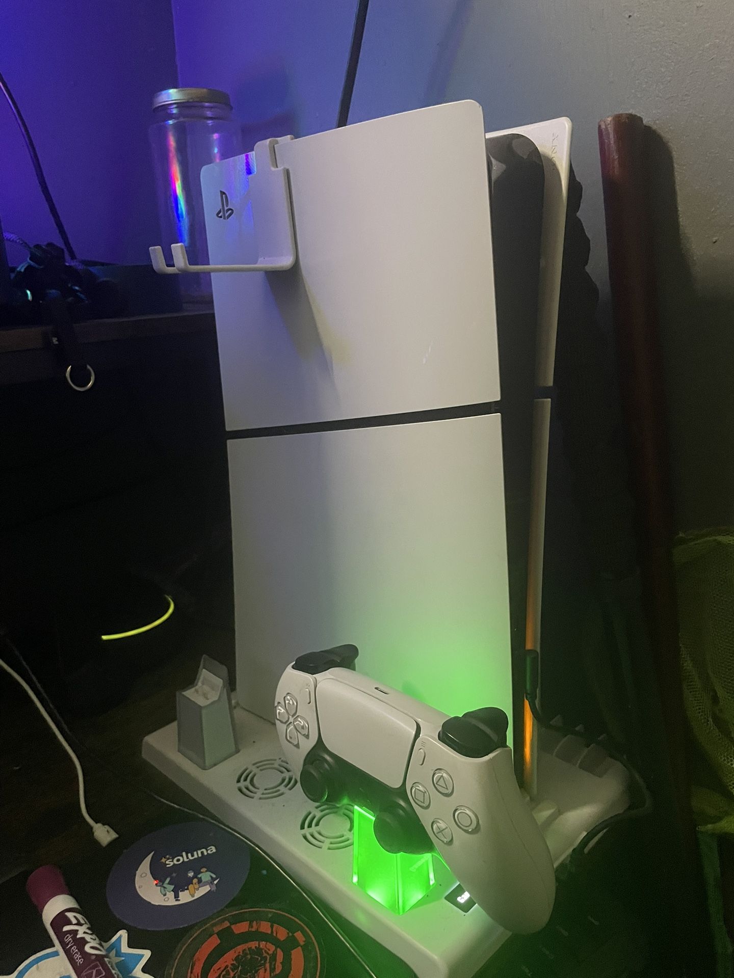 PS5 (Disc version) with Headphones and Cooling System