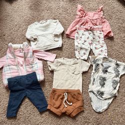 0-3 months baby girl clothes