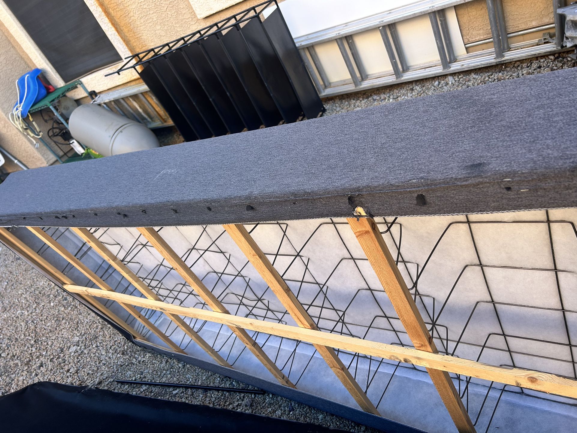 2 Twin Size Box springs With Rollout Metal Framing 