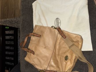 Rare Fossil Explorer Tote - Camel Leather