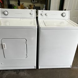 ROPER TOP LOAD WASHER AND GAS DRYER SET 