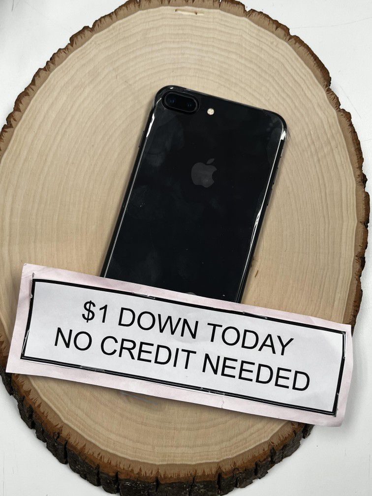 Apple IPhone 8 Plus -PAYMENTS AVAILABLE-$1 Down Today 