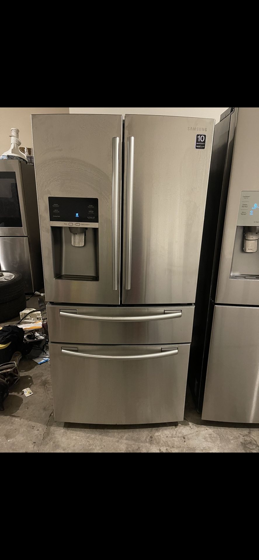 Samsung 33 Wide Refrigerator Stainless Steel 