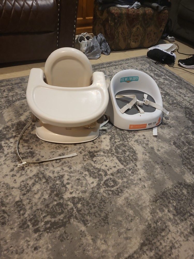 2 Booster Seats For Table Or Feeding Kiddos