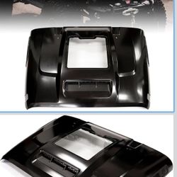 Heat Dispersion Steel Cowl Hood Vent - Functional Heat Extractor, Easy Install, Compatible with 2007-2018 Jeep Wrangler JK JKU -ZR1, Engine Cooling, E