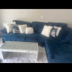 Blue Sectional 
