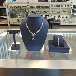 14k White Gold Ensamble (READ DESC)