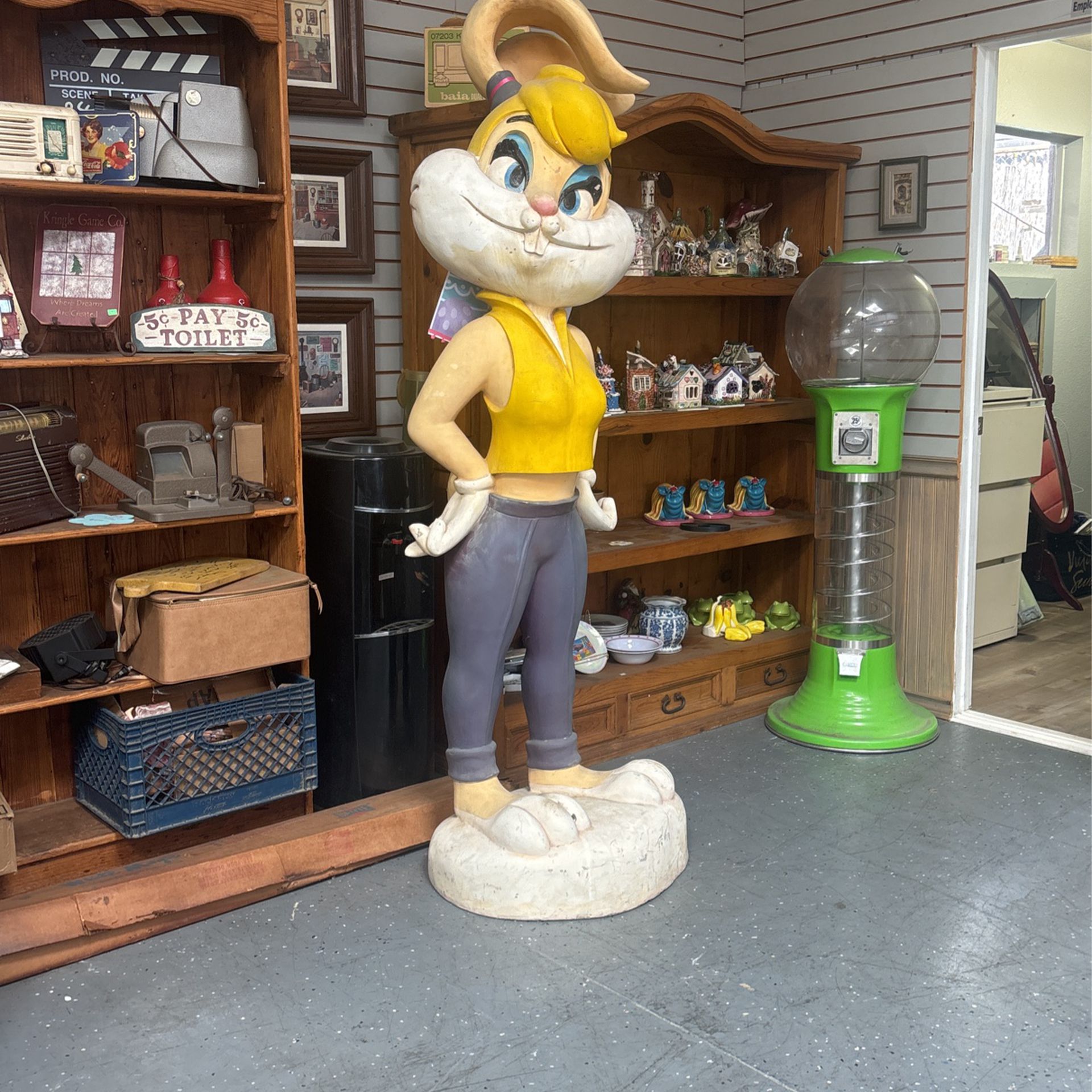 Vintage Lola Rabbit Statue - Life Size 