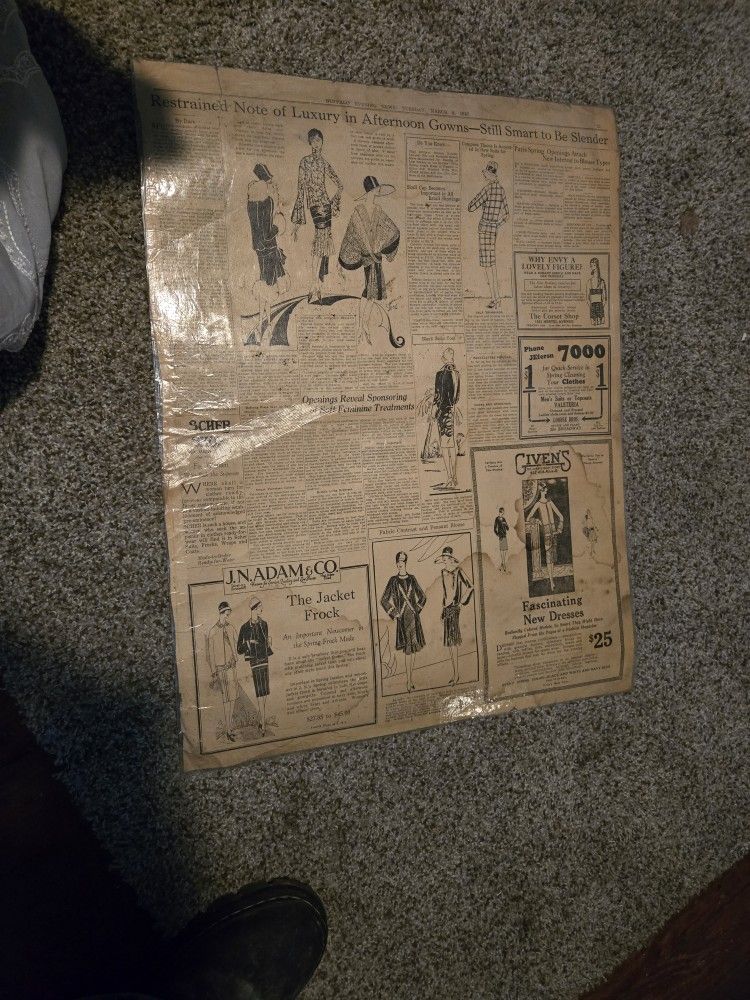 1927 NY Newspaper