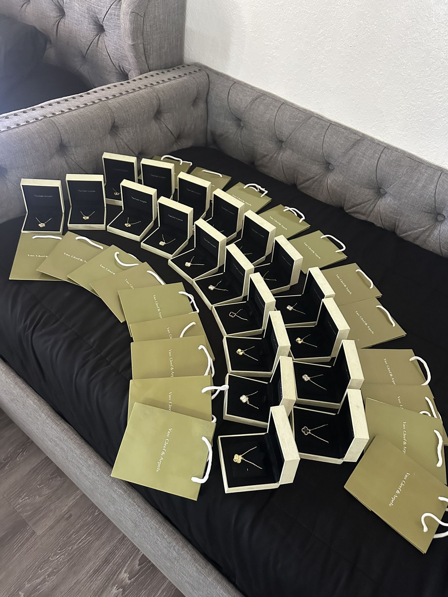 Van Cleef Gold Plated Necklaces