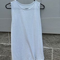 Nike White Sleeveless Shirt